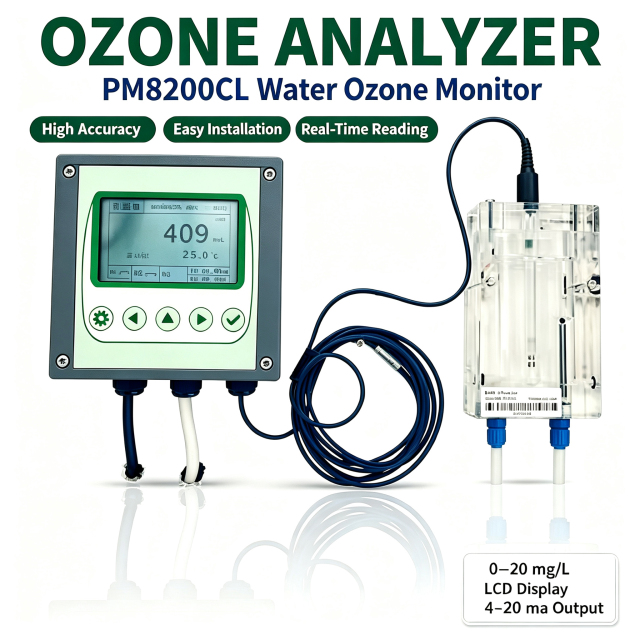 PM8200CL Dissolved Ozone Controller with Bsen650 Ozone Sensor, Online Water Ozone Detector for Water Treatment,Guangzhou Dnwell Machinery Co., ltd,PM8200CL Dissolved Ozone Controller with Bsen650 Ozone Sensor, Online Water Ozone Detector for Water Treatment