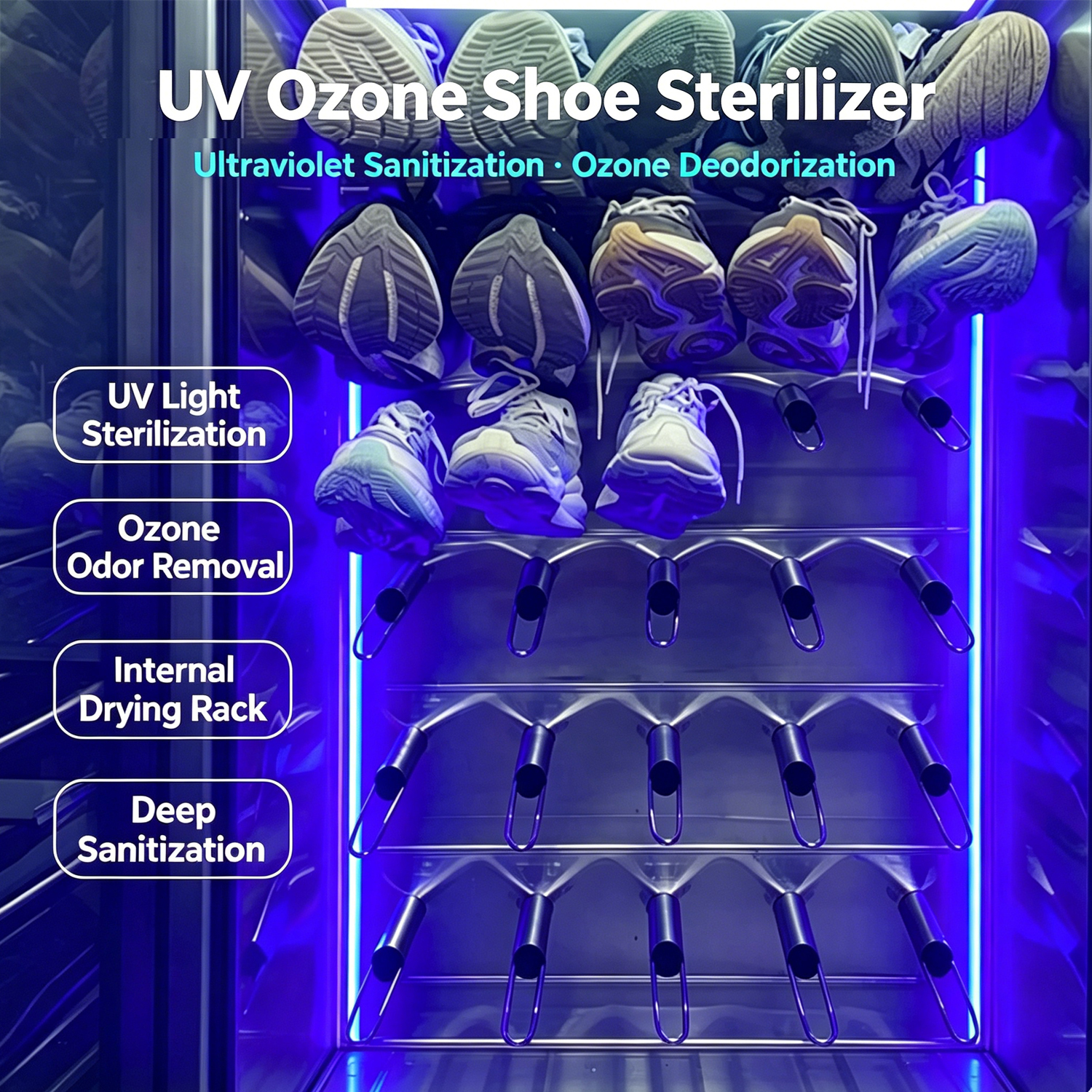 Commercial UV Ozone Shoe Sterilizer Dryer Cabinet | HXJ-8, Holds 8 Pairs Shoes, Stainless Steel Shoe Drying & Disinfection Machine,Guangzhou Dnwell Machinery Co., ltd,Commercial UV Ozone Shoe Sterilizer Dryer Cabinet | HXJ-8, Holds 8 Pairs Shoes, Stainless Steel Shoe Drying & Disinfection Machine