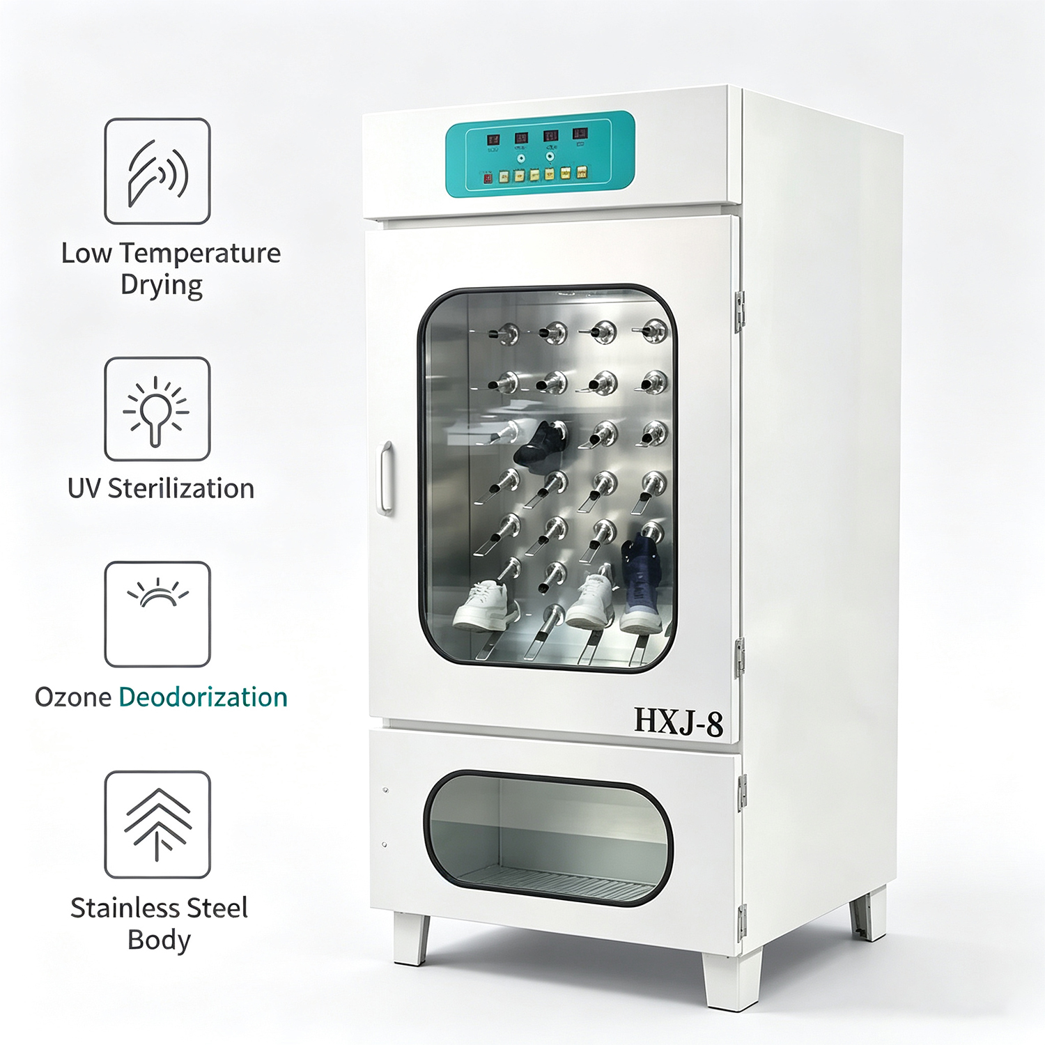 Commercial UV Ozone Shoe Sterilizer Dryer Cabinet | HXJ-8, Holds 8 Pairs Shoes, Stainless Steel Shoe Drying & Disinfection Machine,Guangzhou Dnwell Machinery Co., ltd,Commercial UV Ozone Shoe Sterilizer Dryer Cabinet | HXJ-8, Holds 8 Pairs Shoes, Stainless Steel Shoe Drying & Disinfection Machine