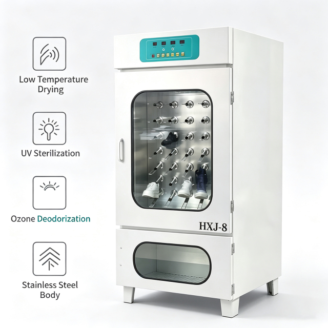 Commercial UV Ozone Shoe Sterilizer Dryer Cabinet | HXJ-8, Holds 8 Pairs Shoes, Stainless Steel Shoe Drying & Disinfection Machine,Guangzhou Dnwell Machinery Co., ltd,Commercial UV Ozone Shoe Sterilizer Dryer Cabinet | HXJ-8, Holds 8 Pairs Shoes, Stainless Steel Shoe Drying & Disinfection Machine