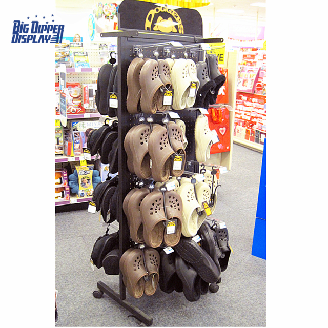 BDD-FF31 High Quality Metal Flip Flop Display Rack Beach Slippers Display Stand