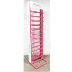 BDD-NA09 Best seller 12 tiers metal pink gel nail polish display rack