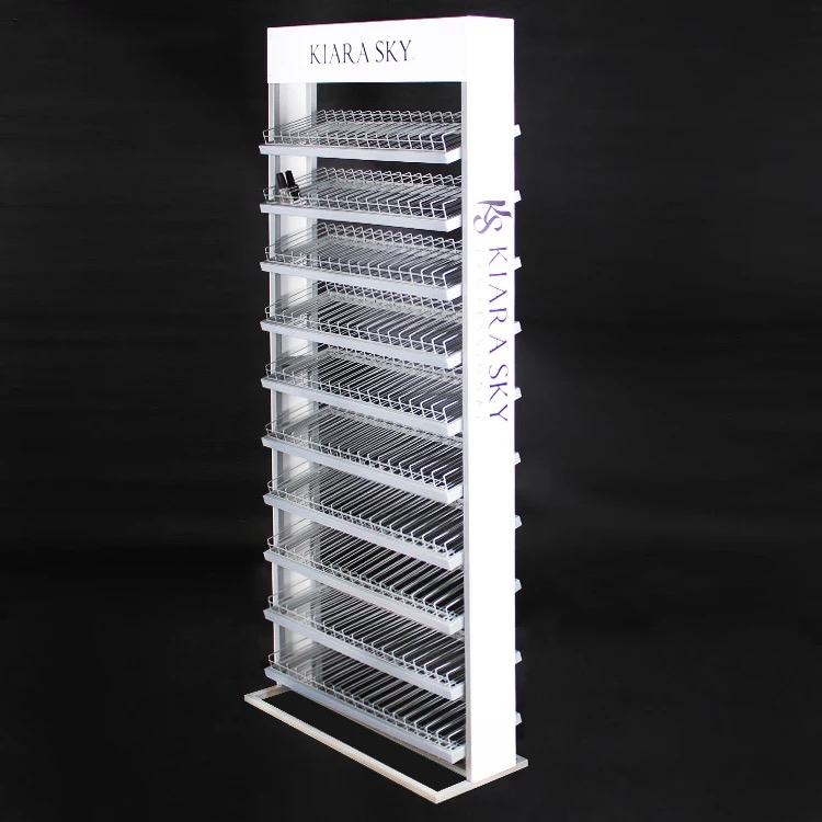 BDD-NA20 promotion Nail Gel Polish display rack sale stand nail polish display floor stand