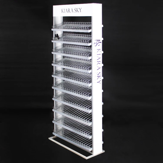 BDD-NA20 promotion Nail Gel Polish display rack sale stand nail polish display floor stand