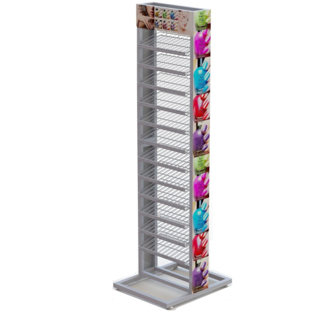 BDD-NA19 Nail Salon nail polish display rack,gel polish display stand,nail polish sale floor stand
