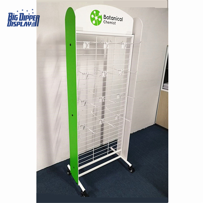 BDD-FF15 Floor Stand Shoe Store Decoration Metal Display Rack For Flip Flops