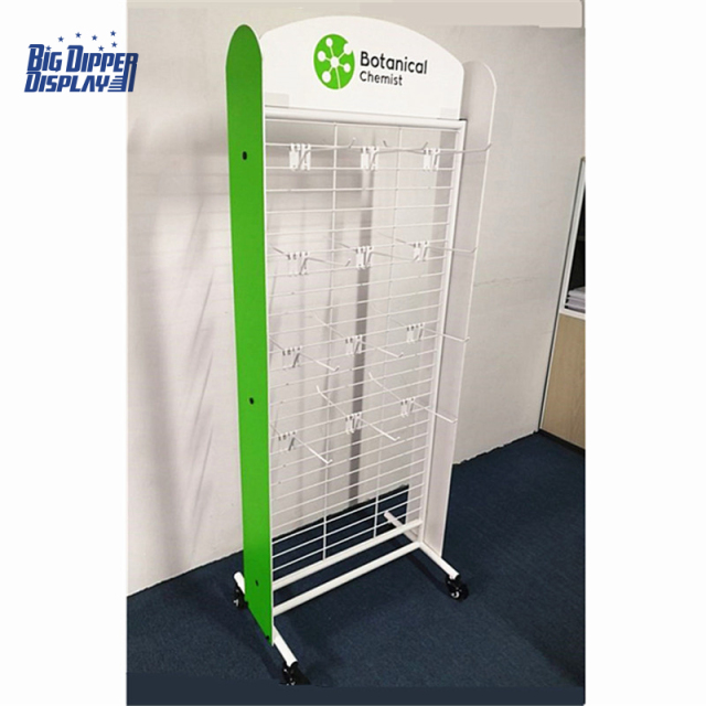 BDD-FF15 Floor Stand Shoe Store Decoration Metal Display Rack For Flip Flops