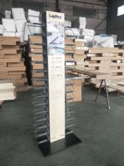 BDD-ST24 High Quality Marble metal display stand ceramic floor display rack