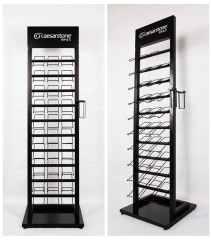 BDD-ST03 Floor Marble Ceramic flooring Tiles displays Quartz Tile metal shelf display rack stand