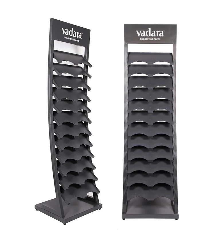 BDD-ST05 quartz stone stand rack marble display rack granite standing ceramic tile display