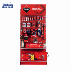 PB11 custom store hanging hook hardware power tool set accessories thickened pegboard panel metal display rack stand