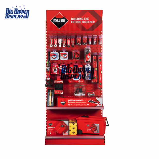 PB11 custom store hanging hook hardware power tool set accessories thickened pegboard panel metal display rack stand