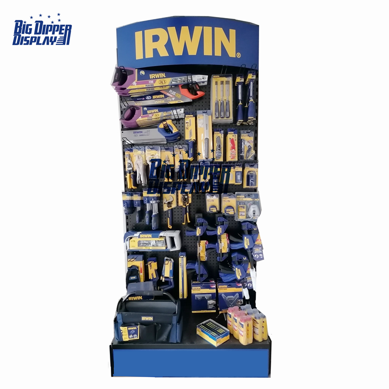 PB07 Tool-Pegboard Counter Display Stand Rack – Multi Large Repair Tools Display Rack
