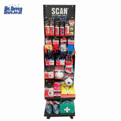 PB16 pegboard hardware tools store display stand cell phone accessories tools equipment metal hanging display rack