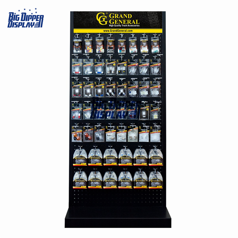PB30 customized logo pegboard barstool tools display stand for hardware store