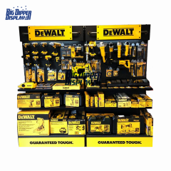 PB05 metal hardware tool product display stand unit pegs pegboard intelligent digital hair garden power tools display rack