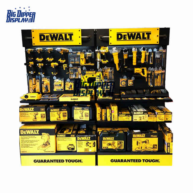 PB05 metal hardware tool product display stand unit pegs pegboard intelligent digital hair garden power tools display rack