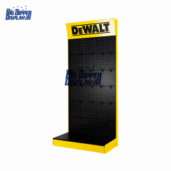 PB09 supermarket cleaning square hole tools display broom mop hanging board pegboard hook set tools display racks