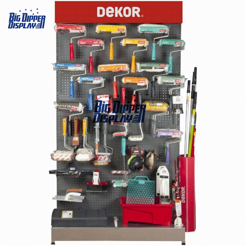 PB36 metal pegboard power tool display rack for drill bit milwaukee total hardware tools
