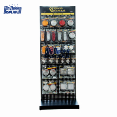 PB15 custom store electric power hardware hand tool set accessories metal pegboard display rack shelf