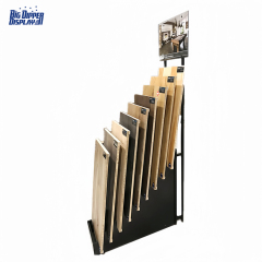 BDD-WF12 wooden floor flooring display rack for 9 hardwood floors