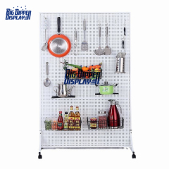 PB73 shop fittings hand tools display rack pegboard display stand for power tools shop display