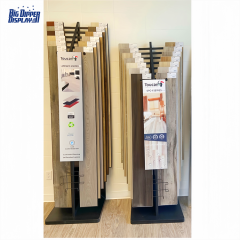 BDD-WF32 hardwood flooring display racks timber wood floor laminate stand