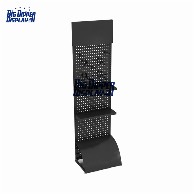 PB71 customize garden tools display stand metal display rack metal pegboard display unit for power tools