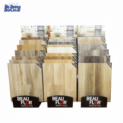 BDD-WF14 wood flooring display rack wooden floor laminate flooring display rack