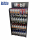 BDD-OL22 Metal Motor engine oil display rack Gas Station lubricant oil bottle display rack