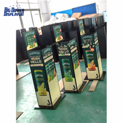 AL10 330ml cans auto lift display stand drinks automatic lifting display shelf beer automatic rising-lowering display rack