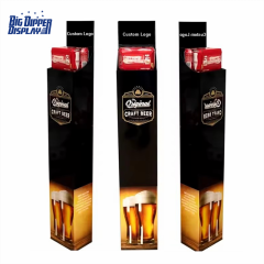 AL19 Beverage display automatic lifting and lowering drink display rack square metal shelf for supermarket