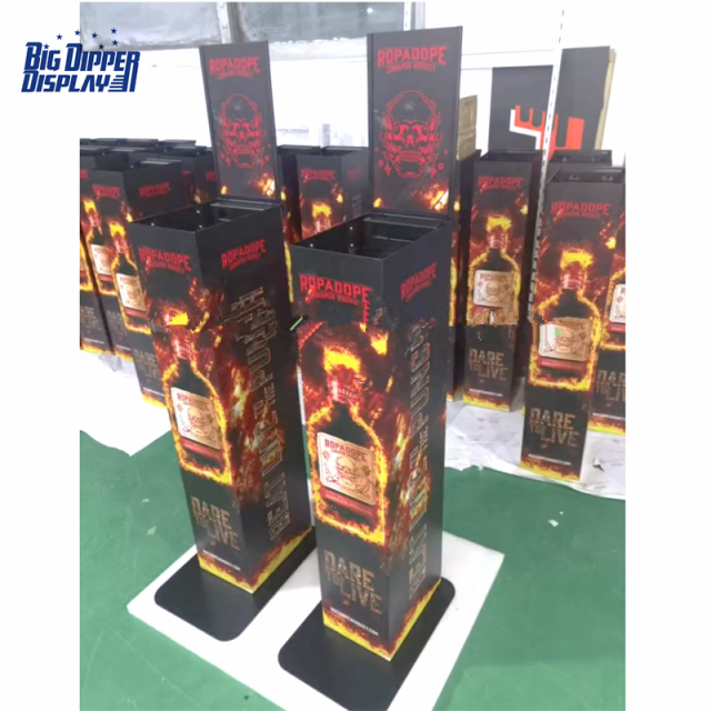 AL11 factory customize wholesale 2 packs wide x 2 packs deep auto lift can display