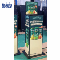 AL10 330ml cans auto lift display stand drinks automatic lifting display shelf beer automatic rising-lowering display rack