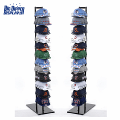 BDD-HC13 Multiple layers wire metal hat display rack cap display stand