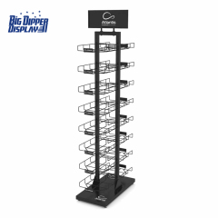 BDD-HC21 Customized Multi-Tier Hat Display Stand - Durable Metal Wire Cap Rack for Baseball Caps