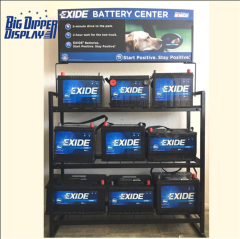 BDD-BA30 High Quality metal Industrial Batteries car battery display stand