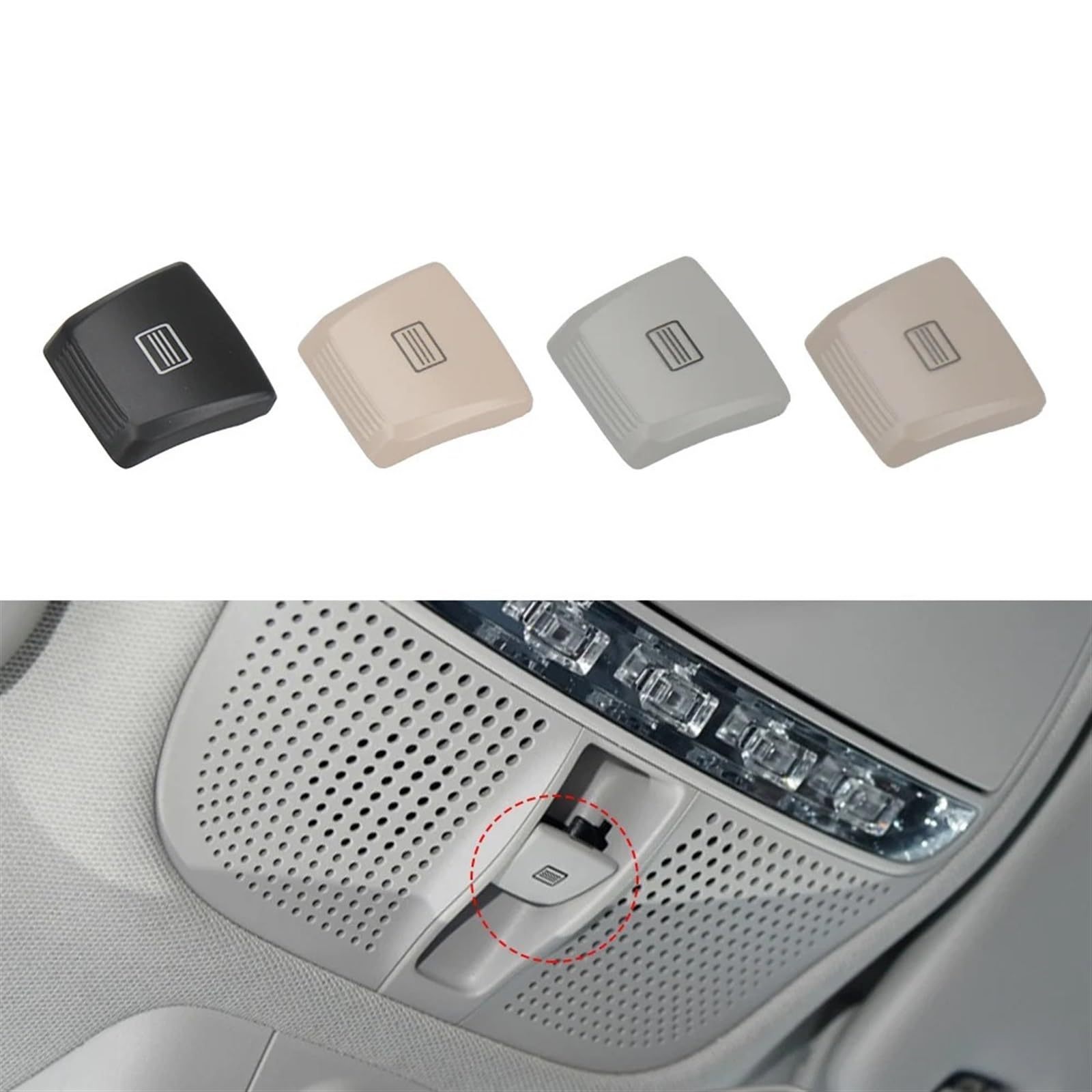 Sunroof Window Switch Button For Mercedes Benz W205 W253 W213 W222 0009002907
