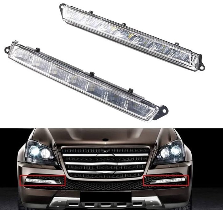 Daytime Running Light For Mercedes Benz X164 GL350 GL450 GL500 A1649060351 A1649060451