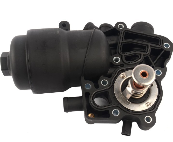 Oil Filter Housing W/Coolant Thermostat for Audi A6 A7 A8 Q5 Q7 VW Touareg 059115389P