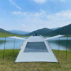 HXM 2 Person Pop Up Tent, 4-Sided Camping Tent with Awning for Outdoor Use,HXM,HXM 2 Person Pop Up Tent, 4-Sided Camping Tent with Awning for Outdoor Use