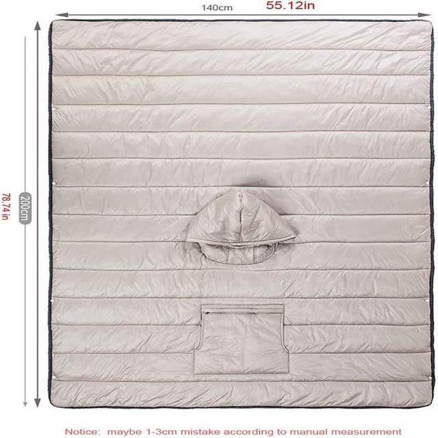 New Design Multifunctional 4 Season Sleeping Bag Poncho Coat Cloak Outdoor Camping Indoor Home Wearable Sleeping Bag,HXM,New Design Multifunctional 4 Season Sleeping Bag Poncho Coat Cloak Outdoor Camping Indoor Home Wearable Sleeping Bag