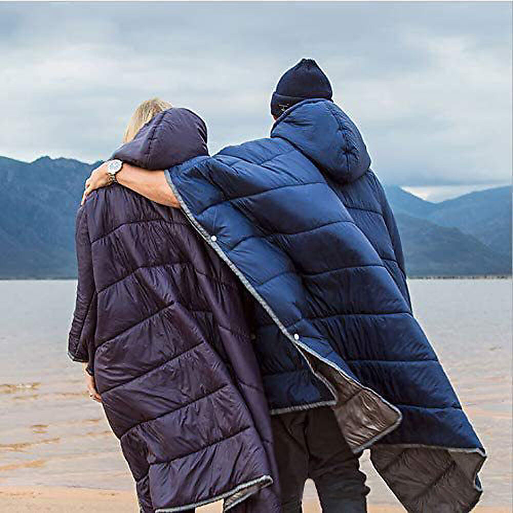 New Design Multifunctional 4 Season Sleeping Bag Poncho Coat Cloak Outdoor Camping Indoor Home Wearable Sleeping Bag,HXM,New Design Multifunctional 4 Season Sleeping Bag Poncho Coat Cloak Outdoor Camping Indoor Home Wearable Sleeping Bag