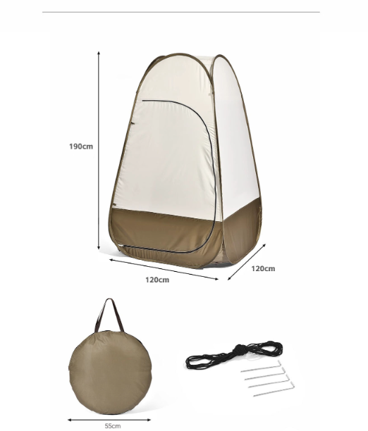 Waterproof Pop Up Privacy Tent, Instant Setup Outdoor Shower & Changing Room for Camping Trips,HXM,Waterproof Pop Up Privacy Tent, Instant Setup Outdoor Shower & Changing Room for Camping Trips