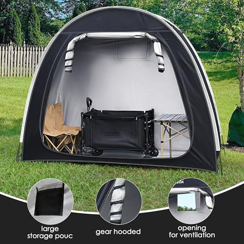 Pop Up Bike Storage Tent Waterproof Heavy Duty Bike Cover Shed,HXM,Pop Up Bike Storage Tent Waterproof Heavy Duty Bike Cover Shed