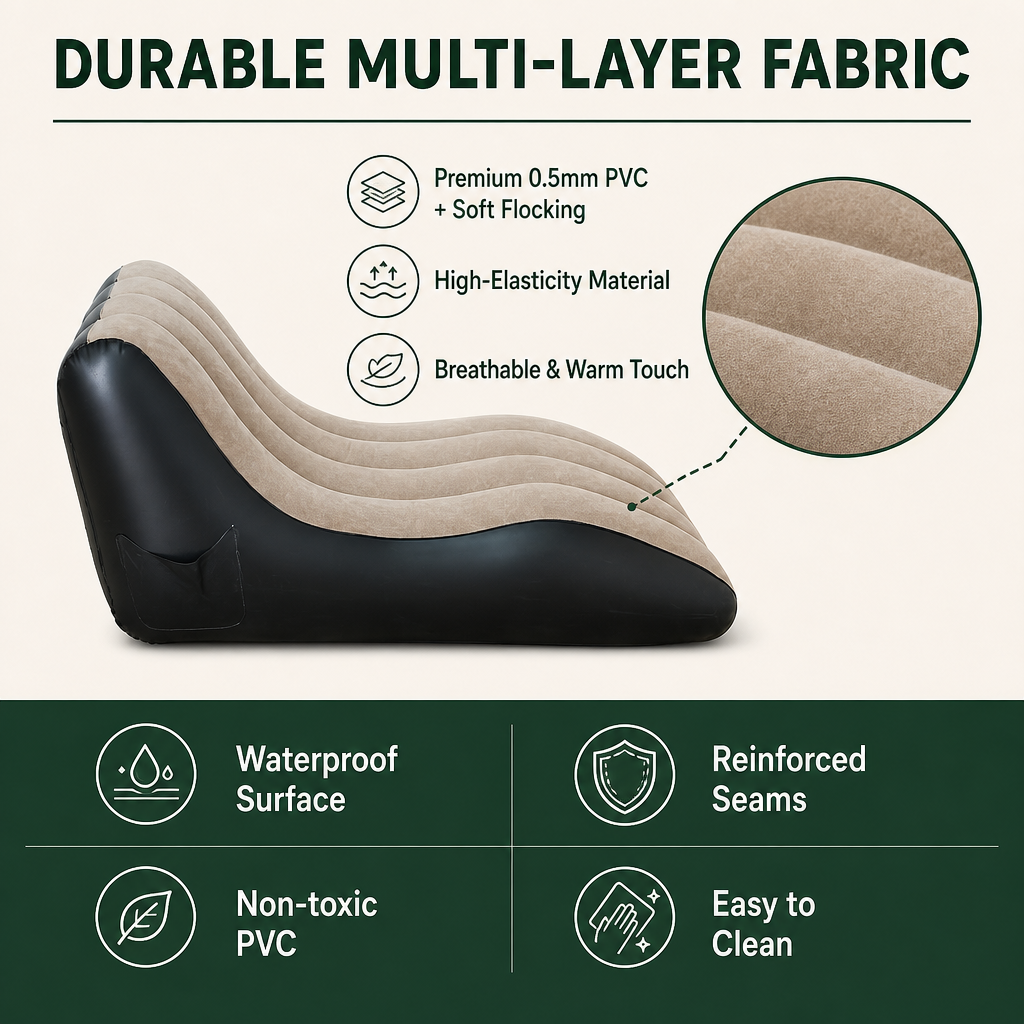 Anti-leakag Portable Flocked PVC Camping Inflatable Sofa,HXM,Anti-leakag Portable Flocked PVC Camping Inflatable Sofa