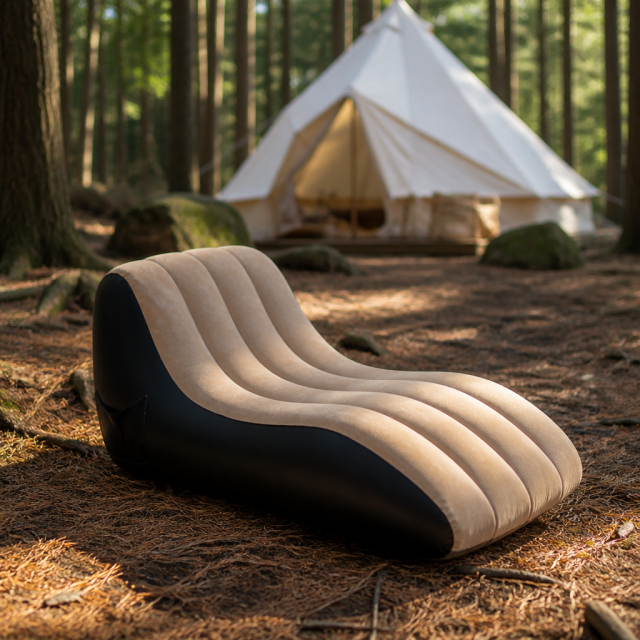 Anti-leakag Portable Flocked PVC Camping Inflatable Sofa,HXM,Anti-leakag Portable Flocked PVC Camping Inflatable Sofa