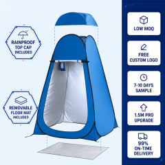 Pop Up Shower Tent 2 Person with Removable Floor & Ventilation Window | Privacy Outdoor Camping Bathroom Tent for Beach Hiking,HXM,Pop Up Shower Tent 2 Person with Removable Floor & Ventilation Window | Privacy Outdoor Camping Bathroom Tent for Beach Hiking
