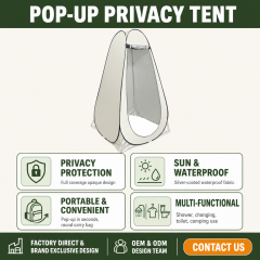 Camping Shower Tent with Floor UV Protection Silver Coated Privacy Shelter | Quick Setup Portable Bathing Tent for RV Beach,HXM,Camping Shower Tent with Floor UV Protection Silver Coated Privacy Shelter | Quick Setup Portable Bathing Tent for RV Beach