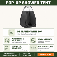 Pop Up Privacy Shower Tent 210D Silver Coated Waterproof Portable Outdoor Changing Toilet Bath Tent for Hunting Camping Fishing Wholesale OEM ODM,HXM,Pop Up Privacy Shower Tent 210D Silver Coated Waterproof Portable Outdoor Changing Toilet Bath Tent for Hunting Camping Fishing Wholesale OEM ODM
